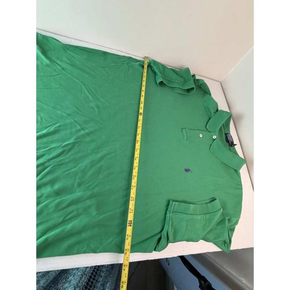 Polo Ralph Lauren Classic Fit Green Golf Polo Shirt Men's Size 2XL Cotton Sporty